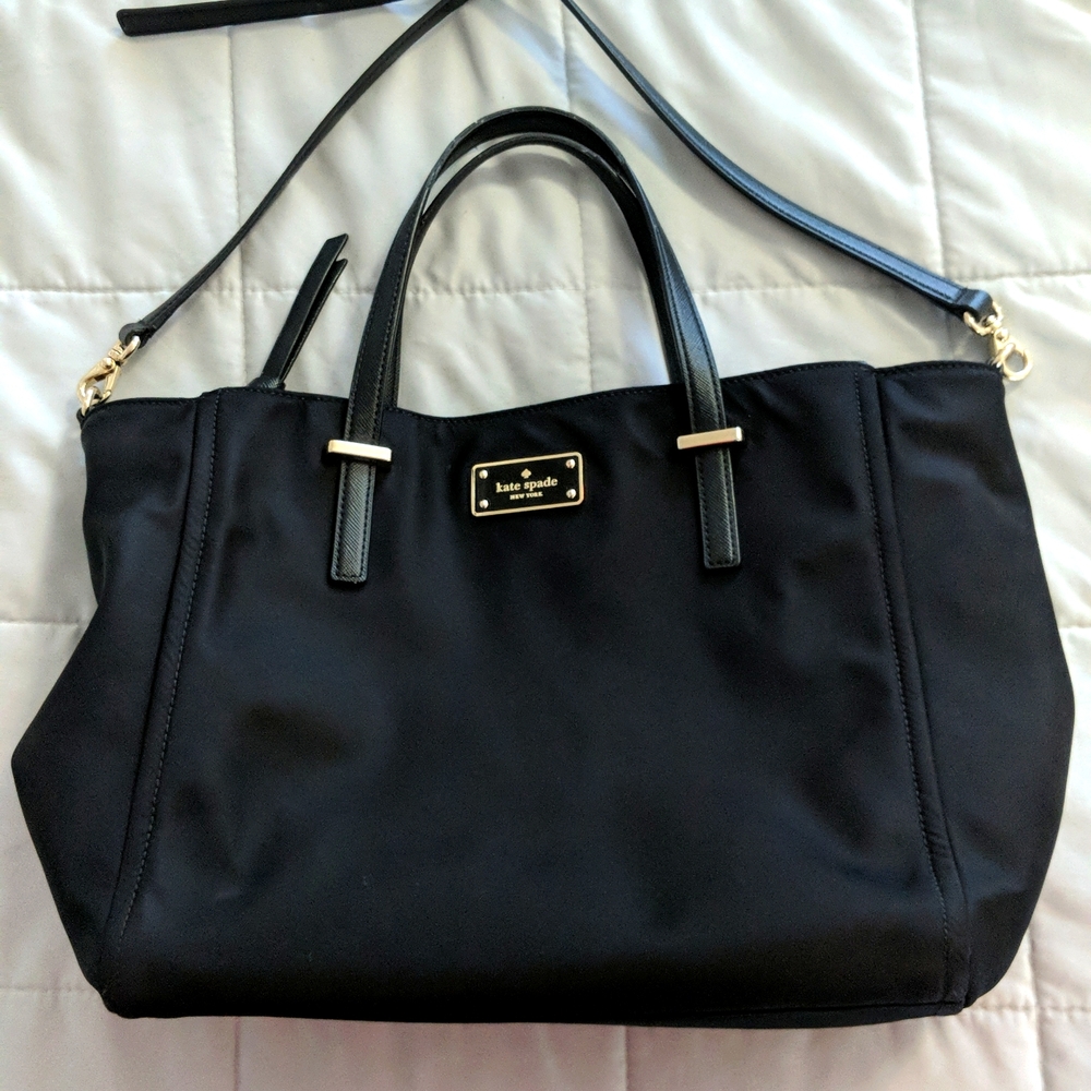 Kate Spade black nylon bag